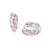 Akcesoria i dodatki do ubrań dla dzieci - Prinzessin Lillifee Creolen dziewczęce kolczyki srebro 925 wysokiej próby rodowane wielokolorowa cyrkonia dla dzieci  2016523 2016523 - miniaturka - grafika 1