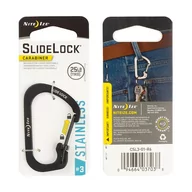 Sprzęt wspinaczkowy - Nite Ize - Karabinek SlideLock® Carabiner Stainless Steel #3 - Czarny - CSL3-01-R6 - miniaturka - grafika 1