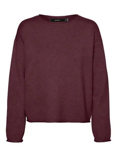 Vero Moda Sweter w kolorze bordowym - Swetry damskie - miniaturka - grafika 1
