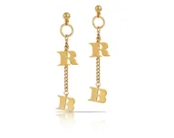 Biżuteria dla dzieci - Kolczyki z literkami z kolekcji RB (P22/LAT/74/2AU) - miniaturka - grafika 1