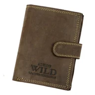 Portfele - Skórzany męski portfel Wild N4L-P-CHM RFID - miniaturka - grafika 1