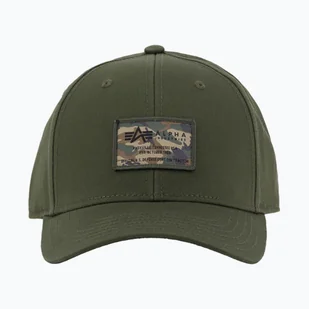 Czapka z daszkiem Alpha Industries Crew Camo dark olive WYSYŁKA W 24H 30 DNI NA ZWROT - Czapki damskie - miniaturka - grafika 1