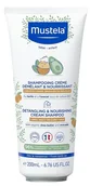 Kosmetyki kąpielowe dla dzieci - Mustela Bebe Odżywczy szampon ułatwiający rozczesywanie, 200 ml - miniaturka - grafika 1