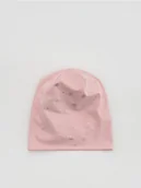 Czapki damskie - Reserved - Wzorzysta czapka - różowy - miniaturka - grafika 1