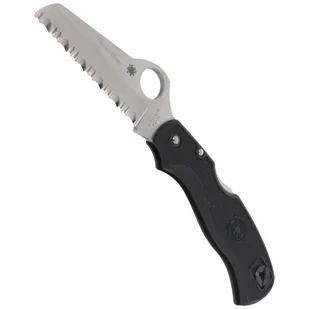 Nóż składany Spyderco Rescue 79mm FRN Black (C45SBK) - Noże - miniaturka - grafika 4