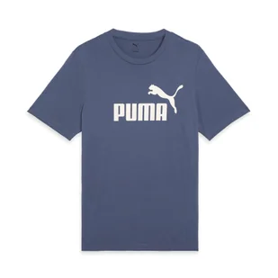 Męska koszulka ESS z logo No. 1 PUMA Dark Indigo Blue - Koszulki sportowe męskie - miniaturka - grafika 1