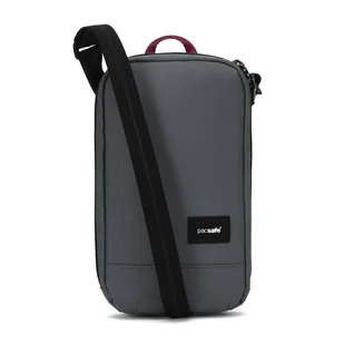 Torba miejska na ramię antykradzieżowa Pacsafe RFIDsafe Tech crossbody  - stalowa - Torby podróżne - miniaturka - grafika 1