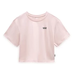Koszulki i topy damskie - Vans Damska koszulka Little Drop V SS Crop, Sepia Rose, XS, Róża sepia, XS - grafika 1