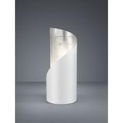 Lampy stojące - Trio RL Frank R50161031 lampka stołowa biurkowa 1x25W E14 biały mat / srebrny - miniaturka - grafika 1