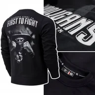 Bluzy męskie - Bluza Męska Bez Kaptura Extreme Hobby Hooligans Czarna R. S - miniaturka - grafika 1