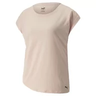 Koszulki sportowe damskie - Koszulka damska Puma  Studio Foundation Tee Rose Quartz XS - miniaturka - grafika 1
