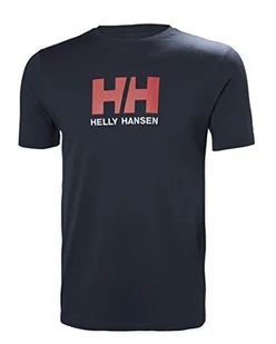 Helly Hansen Logo T-Shirt Navy M - Koszulki męskie - miniaturka - grafika 1