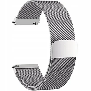 BRANSOLETA PASEK OPASKA DO ZEGARKA SREBRNY 14mm - Akcesoria do smartwatchy - miniaturka - grafika 1