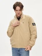 Kurtki męskie - Calvin Klein Jeans Kurtka przejściowa Harrington J30J325102 Beżowy Regular Fit - miniaturka - grafika 1