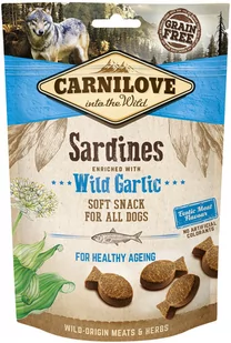 Carnilove Carnilove Semi Moist Snack Sardines Enriched With Wild Garlic 200g 8595602528899 - Przysmaki dla psów - miniaturka - grafika 1