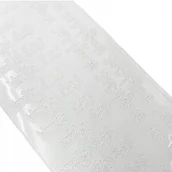 Scrapbooking - Stickersy NAKLEJKI ozdobne Wesołych Świąt BIAŁE - miniaturka - grafika 1