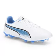 Piłka nożna - Buty piłkarskie męskie PUMA King Match FG/AG białe 107257 44 (9.5 UK) - miniaturka - grafika 1