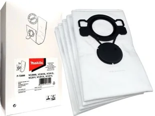 Makita Worki do odkurzacza flizelinowe VC2512L 5 szt. oryginalne P-72899 - Worki do odkurzaczy - miniaturka - grafika 1