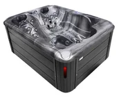 Baseny ogrodowe - HYDROSAN - Wanna SPA Jacuzzi ogrodowe z hydromasażem 3-osobowa 210x160 cm ODYSSEY OBUDOWA ANTRACYT SPA102 - miniaturka - grafika 1