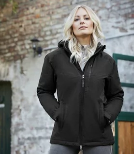 Kurtki jeździeckie - Waldhausen Kurtka/parka damska Nordic ELT - black - grafika 1