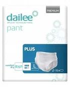 Pieluchy dla dorosłych - Dailee Pant Premium Plus Majtki Chłonne Rozmiar  L 15 Sztuk - miniaturka - grafika 1