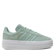 Sneakersy damskie - Sneakersy adidas Gazelle Bold IG4381 Zielony - miniaturka - grafika 1