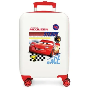 Joumma Disney Cars Lets Race walizka kabinowa, biała, walizka kabinowa - Walizki - miniaturka - grafika 1