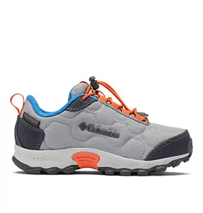 Columbia Unisex dziecięce buty do chodzenia z ogniozem 3 Wp, Szary - Monument Bright Indigo - 24 EU - Buty dla chłopców - miniaturka - grafika 1