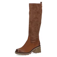 Kozaki damskie - Caprice Damskie 9-25609-41 kozaki na obcasie, Cognac Comb, 40 EU - miniaturka - grafika 1