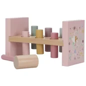 Zabawki sensoryczne - Drewniana Przebijanka Fairy Garden, Little Dutch - miniaturka - grafika 1