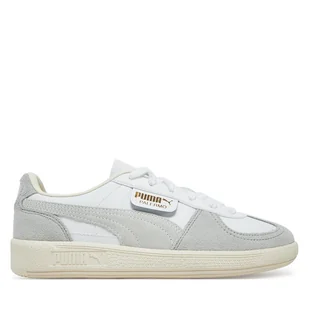 Sneakersy Puma Palermo Leather Big Kid 397275 02 Szary - Buty dla dziewczynek - miniaturka - grafika 1
