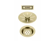 Akcesoria do armatury i ceramiki - BLANCO Zestaw elementów stalowych w kolorze satin gold, do armatury przelewowo-odpływowej InFino, do jednej komory 203 476 tel. 697 256 410 - zadzwoń, zapytaj, negocjuj! - miniaturka - grafika 1