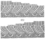 Ozdoby do paznokci - Naklejki wodne na paznokcie - nr 852 - miniaturka - grafika 1