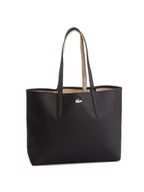 Torebki damskie - Lacoste Torebka Shopping Bag NF2142AA Czarny - miniaturka - grafika 1