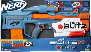NERF Blaster Moto Blitz 2.0 Wyrzutnia strzałek automat + 22 strzałki - Zabawki militarne - miniaturka - grafika 10