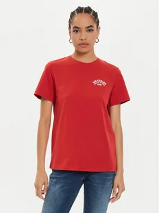 Wrangler T-Shirt Graphic 112356431 Czerwony Regular Fit - Koszulki i topy damskie - miniaturka - grafika 1