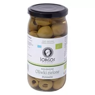 Warzywa w marynacie - Oliwki zielone drylowane BIO IORGOS, 180g - miniaturka - grafika 1