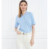 Koszulki i topy damskie - Tommy Hilfiger Polo PIQUE | Regular Fit - miniaturka - grafika 1