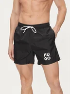 Kąpielówki męskie - Hugo Szorty kąpielowe Paol 50510190 Czarny Regular Fit - miniaturka - grafika 1