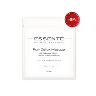 ESSENTE Puri-Detox Masque Maska w Płachcie Detoksykująco-Oczyszczająca 1szt - Maseczki do twarzy ESSENTE Puri-Detox Masque Maska w Płachcie Detoksykująco-Oczyszczająca 1szt - Maseczki do twarzy - miniaturka - grafika 1