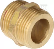 Łączniki, trójniki, kształtki - Mosiężny nypel GZ/GZ 1"-1" - miniaturka - grafika 1