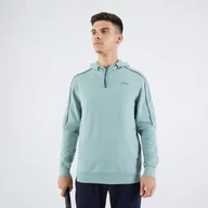 Bluzy sportowe męskie - Bluza z kapturem do tenisa męska Artengo Soft - miniaturka - grafika 1