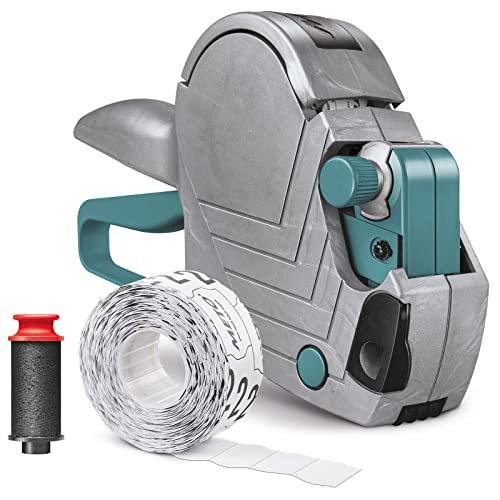 Meto Podstawowy zestaw broni cenowej S - cena, data, data przydatności do spożycia (pojedyncza linia, 8 cyfr dla etykiet 22 × 12 mm, 1 x pistolet datowniczy gotowy do użycia)