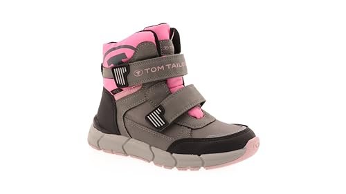 Tom Tailor Kids Dziewczęce 6370250003 śniegowce, Szary róża, 31 EU