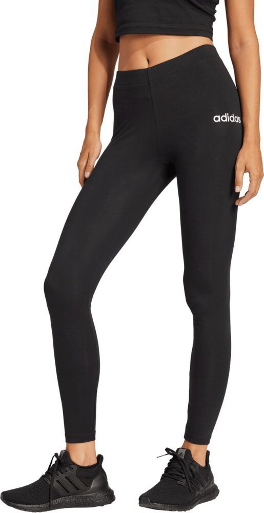 Legginsy damskie adidas Essentials Linear Cotton czarne JG8621 XL