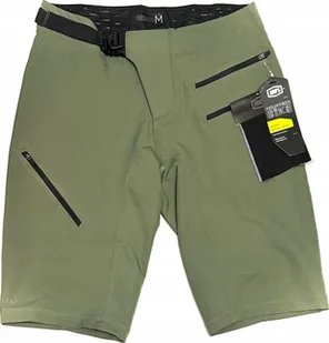 100% Szorty damskie 100% AIRMATIC Women's Shorts Army roz. M NEW 2023 - Spodenki rowerowe - miniaturka - grafika 1