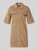 Sukienki - Sukienka casualowa o dopasowanym kroju z mieszanki bawełny model ‘FENJA’ - miniaturka - grafika 1