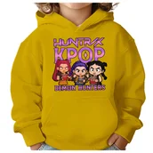 Bluzy dla dziewczynek - BLUZA DZIECIĘCA K-POPOWE ŁOWCZYNIE DEMONÓW HUNTRIX 104 Z KAPTUREM - miniaturka - grafika 1