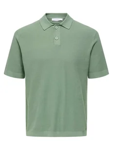 Only & Sons Polo Tony 22033571 Zielony Regular Fit - Koszulki męskie - miniaturka - grafika 1