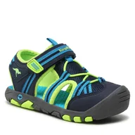 Sandały damskie - KangaRoos Sandały K-Trek Trail 18868 000 4054 Dk Navy/Lime - miniaturka - grafika 1